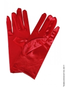 Перчатки - атласные красные перчатки фото
