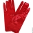 Атласные красные перчатки