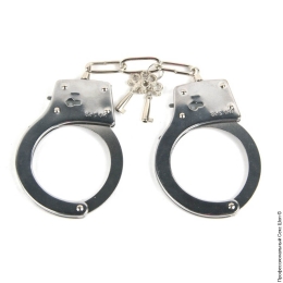 Фото металлические наручники metal hand cuffs в профессиональном Секс Шопе