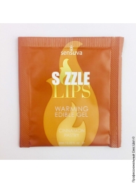 Фото масажний гель sensuva - sizzle lips cinnamon pastry 6 мл в профессиональном Секс Шопе