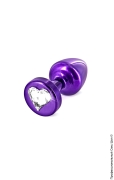 Анальные игрушки (страница 15) - анальная пробка - anni r heart purple фото