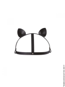маски (сторінка 2) - маска кішечки з екокожі bijoux indiscrets maze - cat ears headpiece black фото