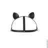 Маска кошечки из экокожи Bijoux Indiscrets MAZE - Cat Ears Headpiece Black - Маска кошечки из экокожи Bijoux Indiscrets MAZE - Cat Ears Headpiece Black