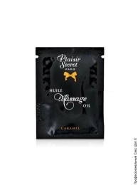Фото пробник массажного масла plaisirs secrets caramel (карамель) в профессиональном Секс Шопе