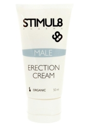 Фото крем для чоловіків stimul8 erection 50 мл в профессиональном Секс Шопе