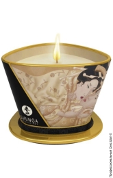 Фото массажная свеча - shunga massage candle vanilla fetish 170ml в профессиональном Секс Шопе