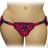 Трусы для страпона Sportsheets - Plus Red Lace