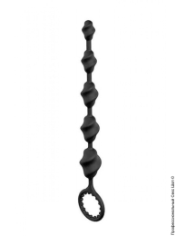Фото рельефная анальная цепочка dream toys twisted beads, макс. диаметр 2,5см в профессиональном Секс Шопе