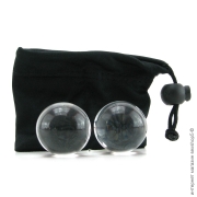 Вагинальные шарики ❤️ стекло - скляні вагінальні кульки icicles ben wa medium фото