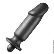 Интимные товары для гей пар - вибромассажер tom of finland silicone vibrating anal plug фото