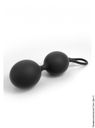 Вагінальні кульки (сторінка 2) - силіконові вагінальні кульки dorcel dual balls black фото