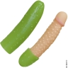 Фаллоимитатор - Cucumber, йвет: зеленый