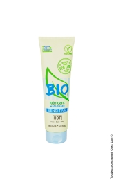 Фото лубрикант на водній основі hot bio waterbased sensitiv 150 ml в профессиональном Секс Шопе