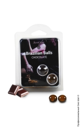 Фото набір ароматичних куль 2 chocolate brazilian balls set в профессиональном Секс Шопе