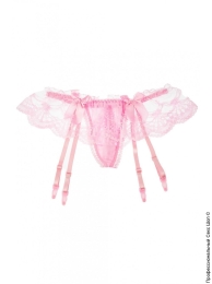 Фото пояс для панчіх, рожевий в профессиональном Секс Шопе