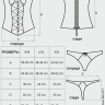 Эротичный комплект Obsessive Melidia corset - Эротичный комплект Obsessive Melidia corset