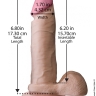 Фаллоимитатор с мошонкой Doc Johnson The Realistic Cock 6 inch White - ULTRASKYN - Фаллоимитатор с мошонкой Doc Johnson The Realistic Cock 6 inch White - ULTRASKYN