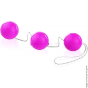 Вагінальні кульки (сторінка 6) - 3 рожевих кулі гейші на шнурку фото