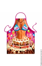 Фото з днем народження! - прикольний фартух для жінок в профессиональном Секс Шопе