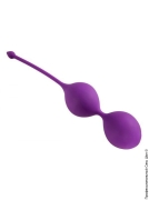 Вагінальні кульки (сторінка 2) - вагінальні кульки зі зміщеним центром ваги alive u-tone balls purple фото
