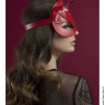 Красная маска кошки из натуральной кожи Feral Feelings - Catwoman Mask