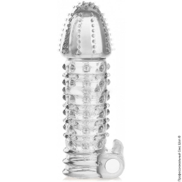 Фото эрекционная накладка  утолщение головки, клиторальная ласка в профессиональном Секс Шопе