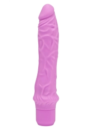 Фото get real classic large vibrator pink - вибратор, 25х4.5 см (розовый) в профессиональном Секс Шопе