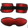 Набір з маски і наручників - Red Captive - Набір з маски і наручників - Red Captive