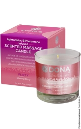Фото масажна свічка - massage candle blushing berry flirty (135 гр) в профессиональном Секс Шопе