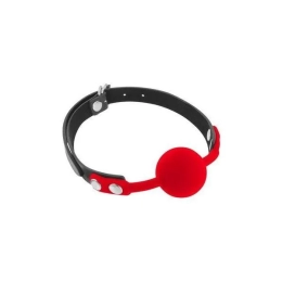 Фото fetish tentation silicone gag ball red - классический кляп с силиконовым шариком (красный) в профессиональном Секс Шопе