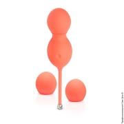 Вагинальные шарики ❤️ силикон - кульки з вібрацією we vibe bloom фото