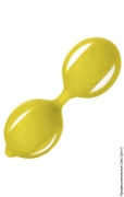 Вагинальные шарики со смещенным центром тяжести - вагинальные шарики yellow ball фото