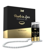 Массажное масло - intt perls love - набор для интимного массажа с жемчужным ожерельем, 15 мл фото