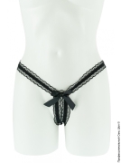 Женская сексуальная одежда и эротическое белье (сторінка 42) - чорні мереживні трусики ester фото