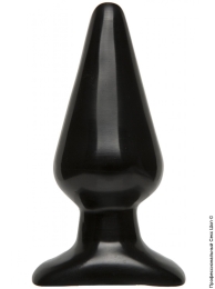 Фото пробка doc johnson smooth classic large - black, диаметр 5,7см в профессиональном Секс Шопе