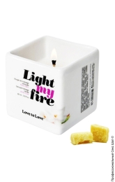 Фото масажна свічка - love to love light my fire musc, 80ml в профессиональном Секс Шопе