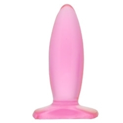 Фото анальна пробка ніжно-рожевого кольору в профессиональном Секс Шопе