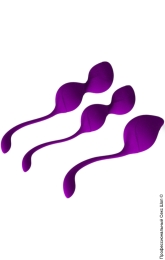 Фото набор вагинальных шариков - purple kegel set в профессиональном Секс Шопе