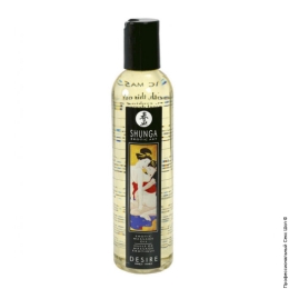 Фото натуральное увлажняющее массажное масло shunga erotic massage oil desire vanilla в профессиональном Секс Шопе