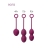 Svakom - Nova Kegel вагинальные шарики со смещенным центром тяжести, 3 шт (фиолетовый)