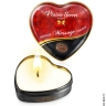 Масажна свічка сердечко - Plaisirs Secrets Chocolate, 35ml - Масажна свічка сердечко - Plaisirs Secrets Chocolate, 35ml