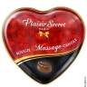 Масажна свічка сердечко - Plaisirs Secrets Chocolate, 35ml - Масажна свічка сердечко - Plaisirs Secrets Chocolate, 35ml