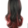 Женский черно-красный парик - Женский черно-красный парик