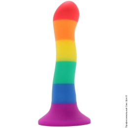 Фото фаллоимитатор colours pride edition 6 inch silicone dildo в профессиональном Секс Шопе