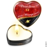 Масажна свічка сердечко - Plaisirs Secrets Vanilla, 35ml - Масажна свічка сердечко - Plaisirs Secrets Vanilla, 35ml