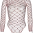 Сексуальное боди-сетка - Turtleneck fishnet teddy