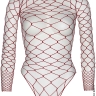 Сексуальне боді-сітка - Turtleneck fishnet teddy - Сексуальне боді-сітка - Turtleneck fishnet teddy