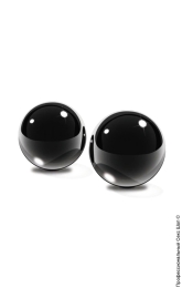 Фото вагінальні кульки black glass ben-wa balls в профессиональном Секс Шопе