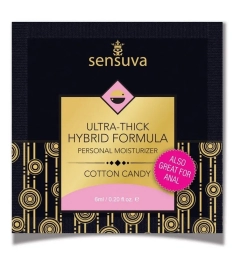Фото sensuva - ultra -thick hybrid formula cotton candy - пробник лубриканта на гибридной основе, 6 мл. в профессиональном Секс Шопе