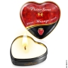 Масажна свічка сердечко - Plaisirs Secrets Strawberry, 35ml - Масажна свічка сердечко - Plaisirs Secrets Strawberry, 35ml